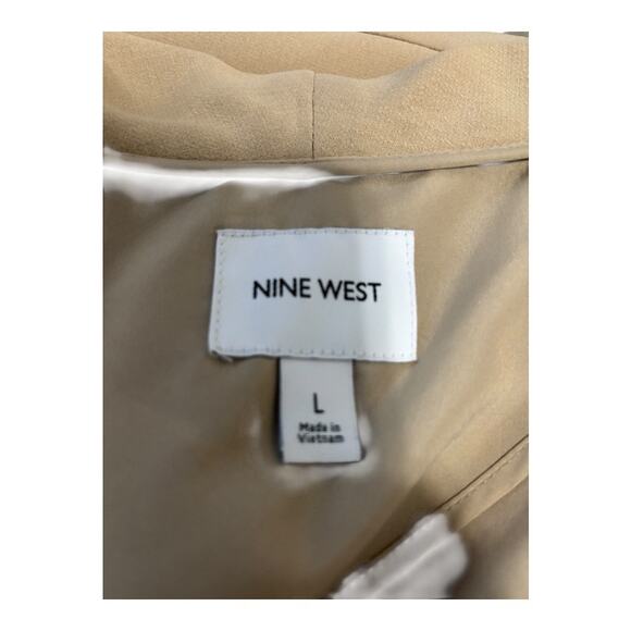 Nine West Tan Oversized Blazer Size L - Picture 3 of 5